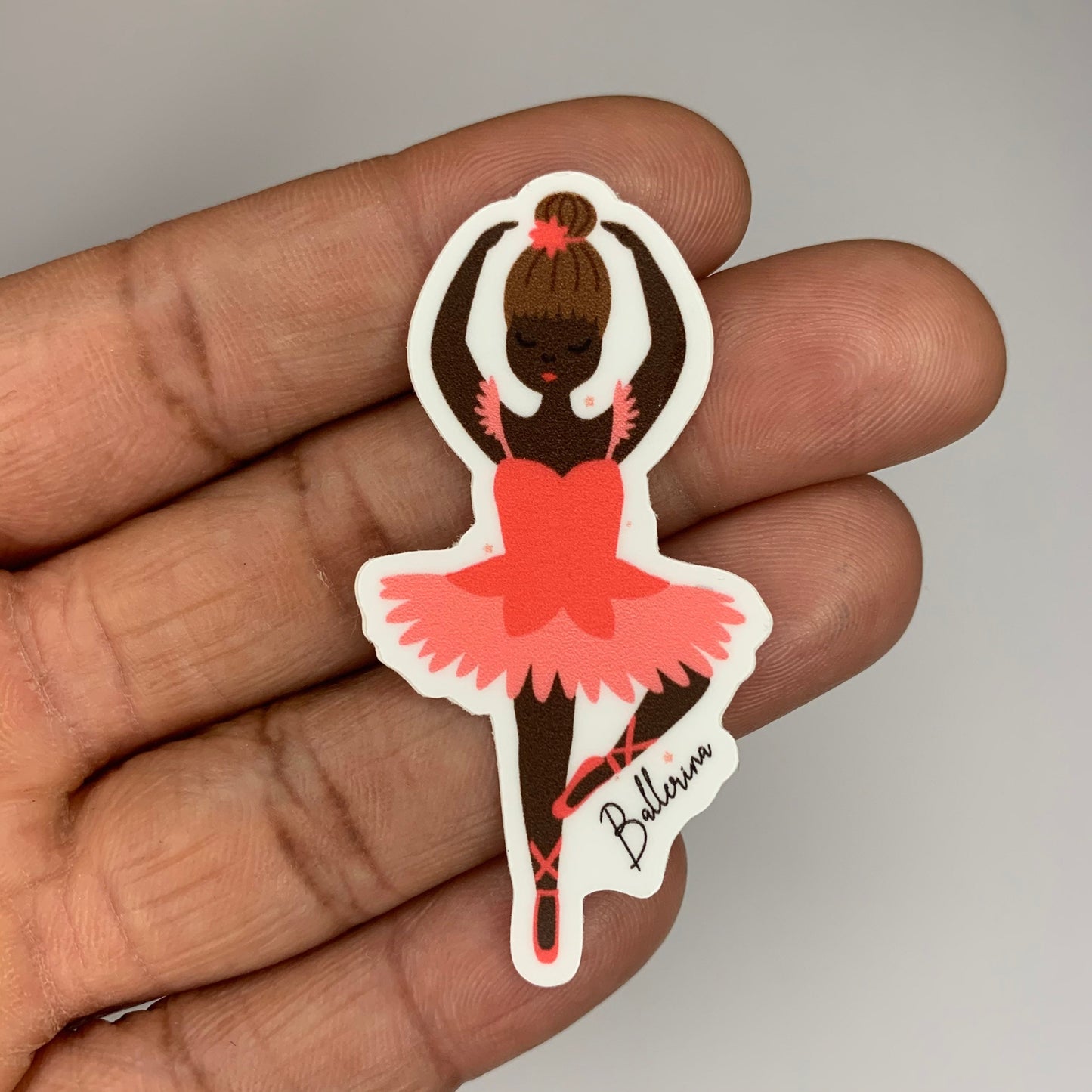 Schwarzes Mädchen Ballerina Sticker